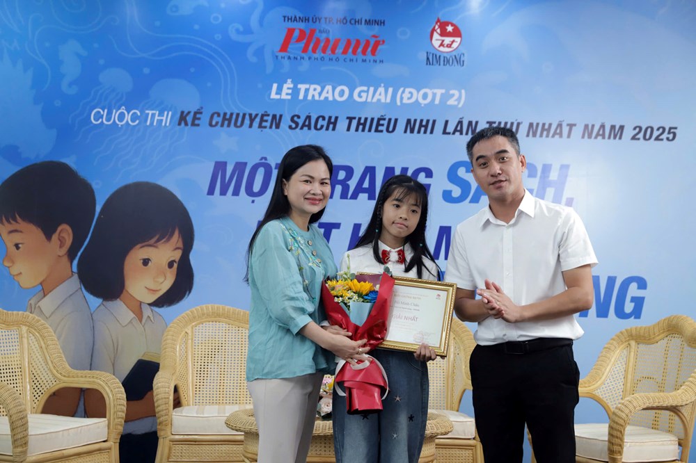 Trao giải đợt 2 Cuộc thi Kể chuyện sách thiếu nhi lần 1 – 2025 - ảnh 1