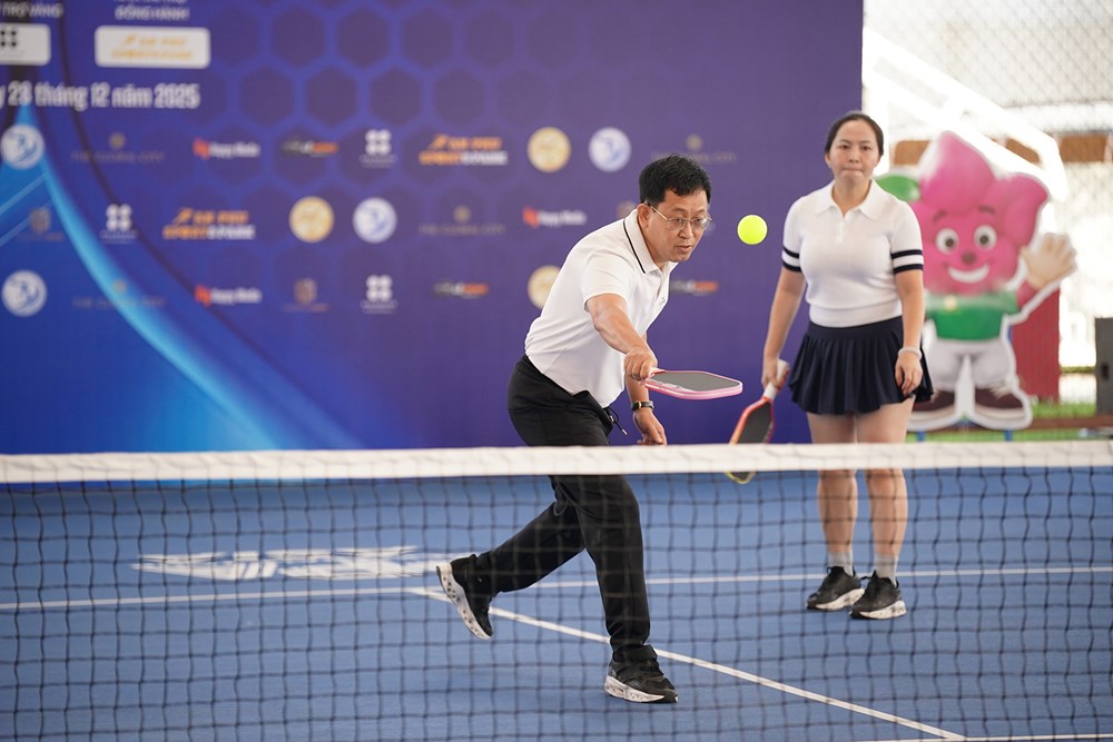 Sôi động giải “Bình Trưng Pickleball Championship 2025“ - ảnh 3
