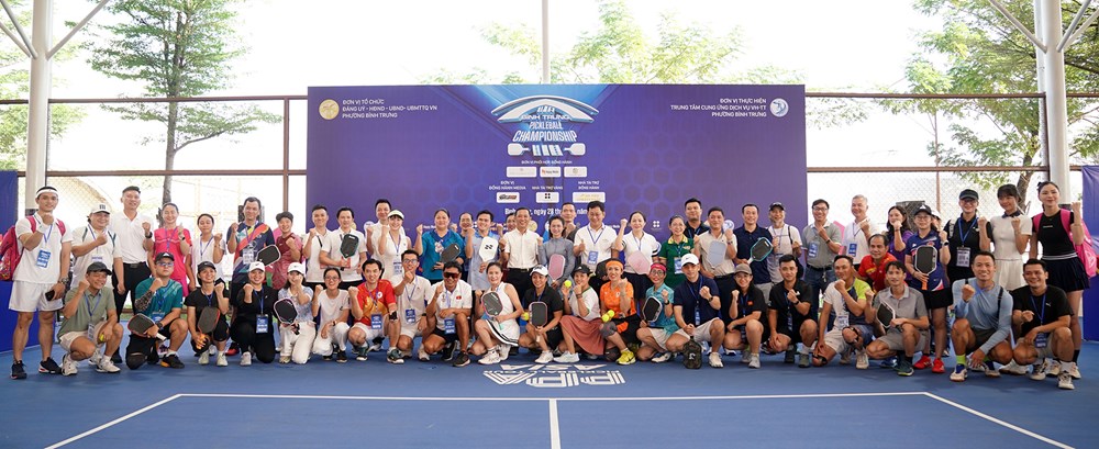 Sôi động giải “Bình Trưng Pickleball Championship 2025“ - ảnh 1