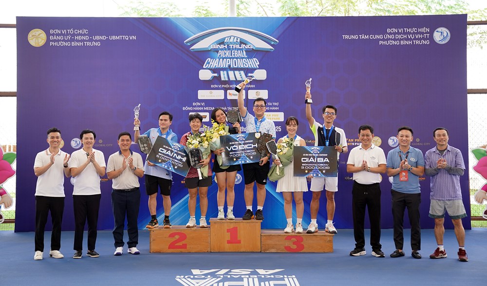 Sôi động giải “Bình Trưng Pickleball Championship 2025“ - ảnh 5
