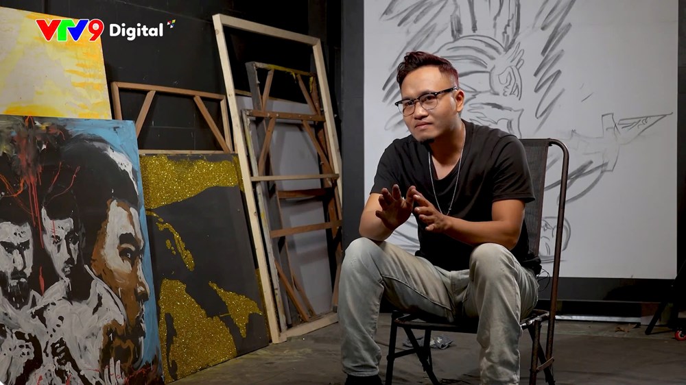 Nghệ sĩ tranh cát Nguyễn Tiến xúc động trong đêm nghệ thuật tôn vinh nhạc sĩ Lư Nhất Vũ, nhà thơ Lê Giang - ảnh 5