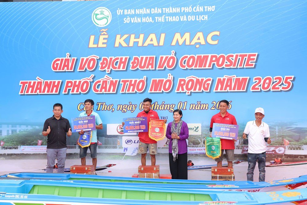 Giải đua vỏ composite TP. Cần Thơ 2025 quy tụ 142 VĐV nhiều tỉnh, thành - ảnh 5
