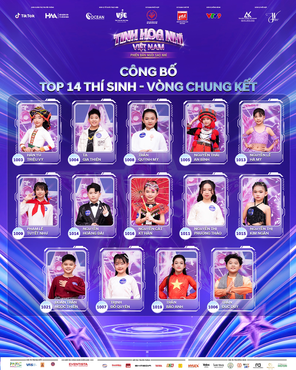 14 thí sinh vào chung kết “Tinh hoa nhí Việt Nam – Phiên bản nghệ sĩ nhí 2025“ - ảnh 1
