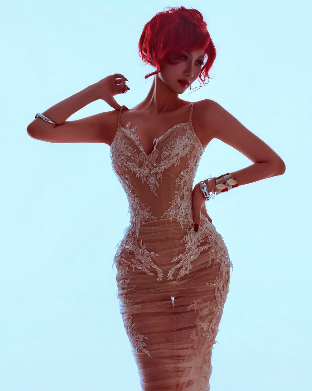 Hoa hậu Quế Anh gây sốt với diện mạo mới táo bạo - ảnh 6