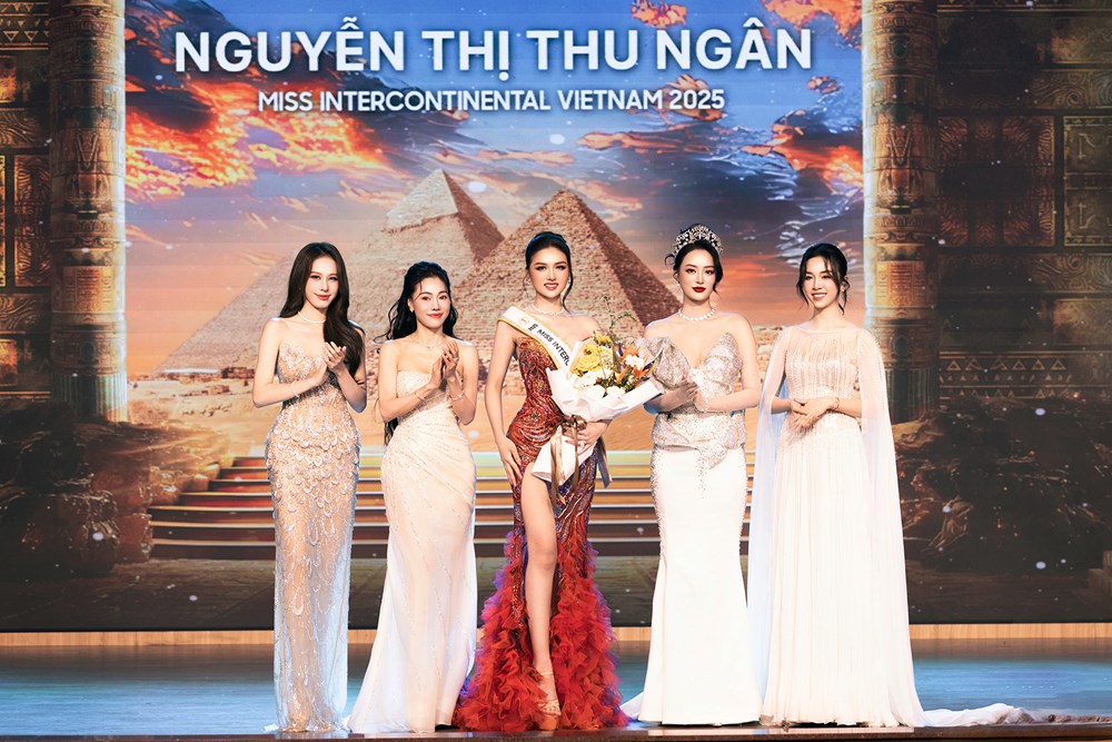 Á hậu Thu Ngân giới thiệu văn hóa đồng bào Châu Ro đến Miss Intercontinental - ảnh 1