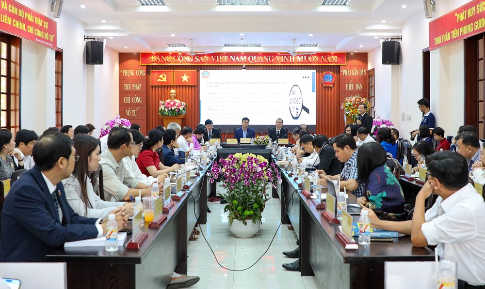 Hoàn thiện thể chế, ứng dụng AI nâng cao hiệu quả giải quyết án dân sự - ảnh 1