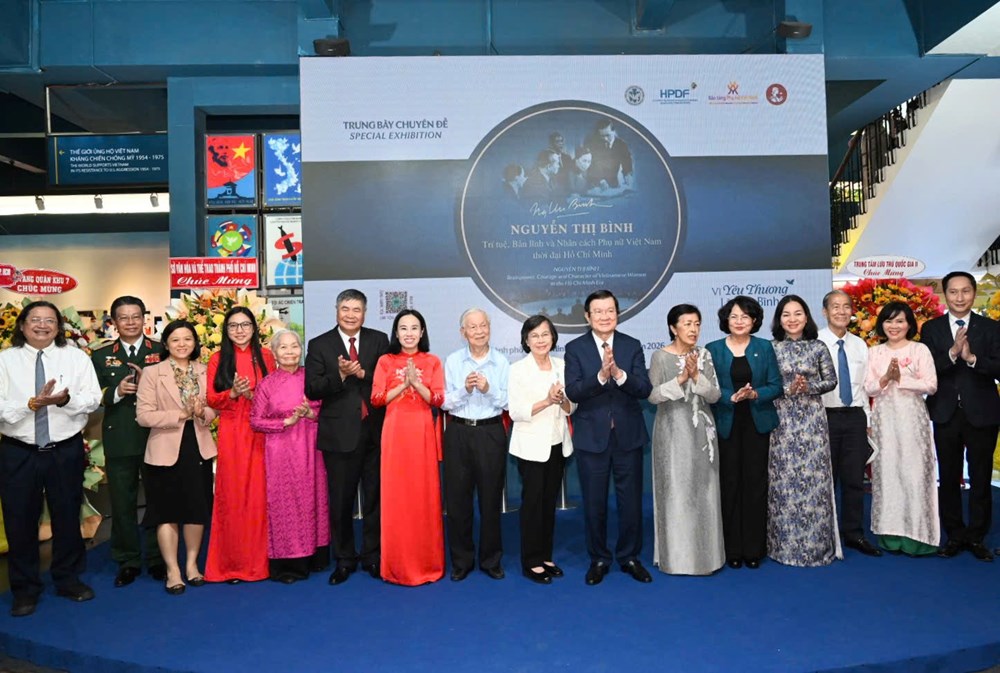 Khai mạc trưng bày chuyên đề “Nguyễn Thị Bình – Trí tuệ, bản lĩnh và nhân cách Phụ nữ Việt Nam thời đại Hồ Chí Minh” - ảnh 9