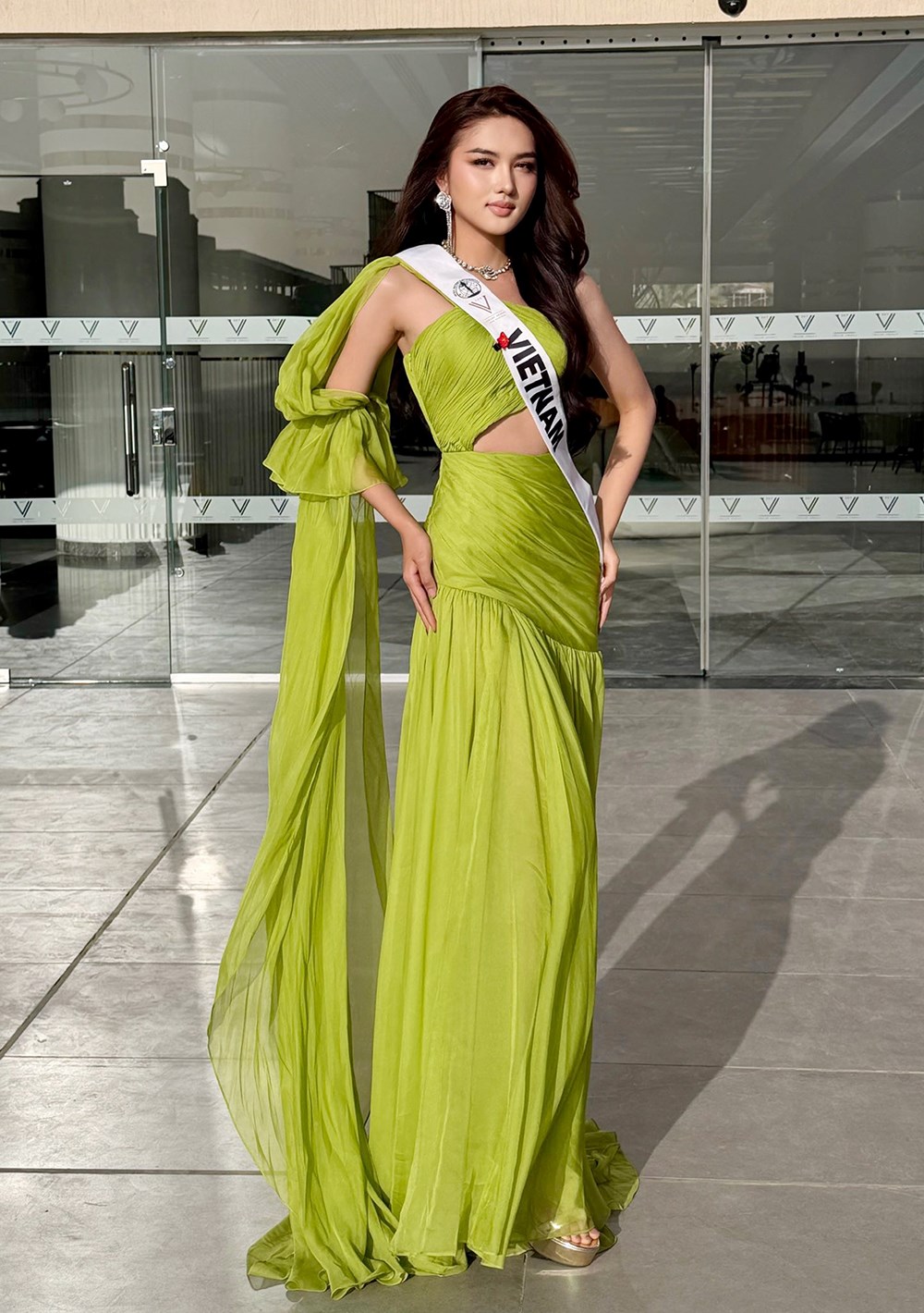 Á hậu Thu Ngân vào đêm chung kết Miss Intercontinental - ảnh 2