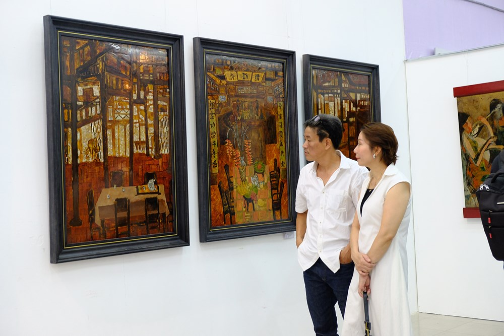 Triển lãm Sơn mài Sài Gòn trở lại sau thời gian gián đoạn - ảnh 4