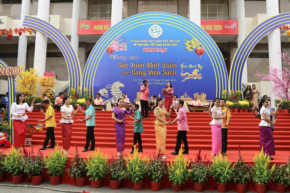 Khai mạc “Sắc Xuân miệt vườn” và “Công viên Sách Xuân” Bính Ngọ 2026 - ảnh 2