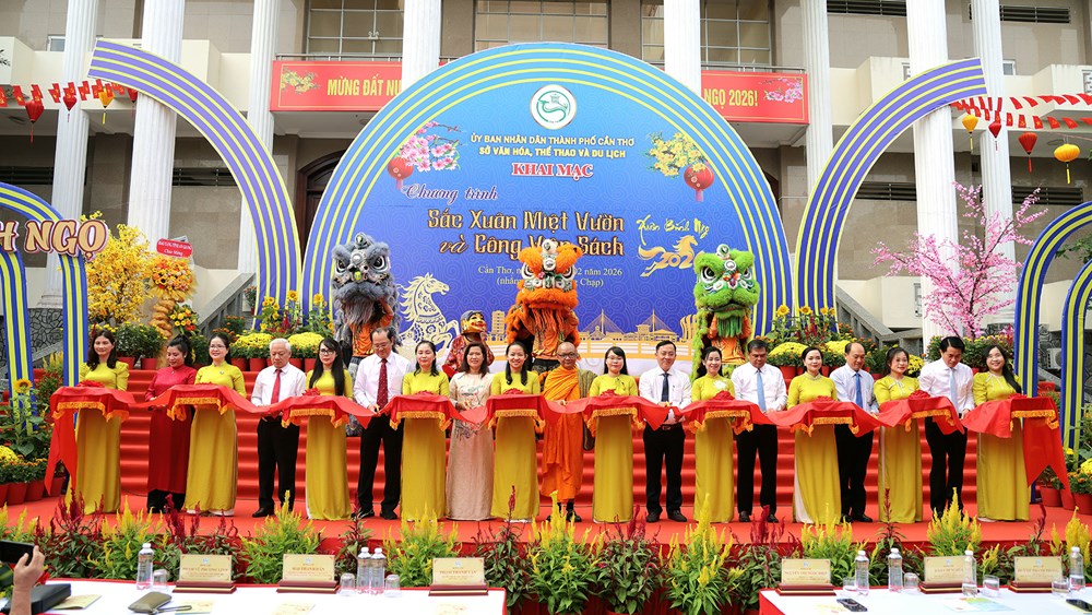 Khai mạc “Sắc Xuân miệt vườn” và “Công viên Sách Xuân” Bính Ngọ 2026 - ảnh 1