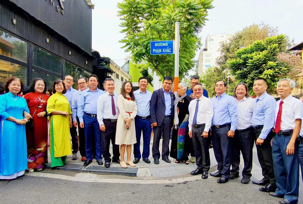 Công bố quyết định đặt tên đường Phạm Khắc tại phường Sài Gòn - ảnh 4