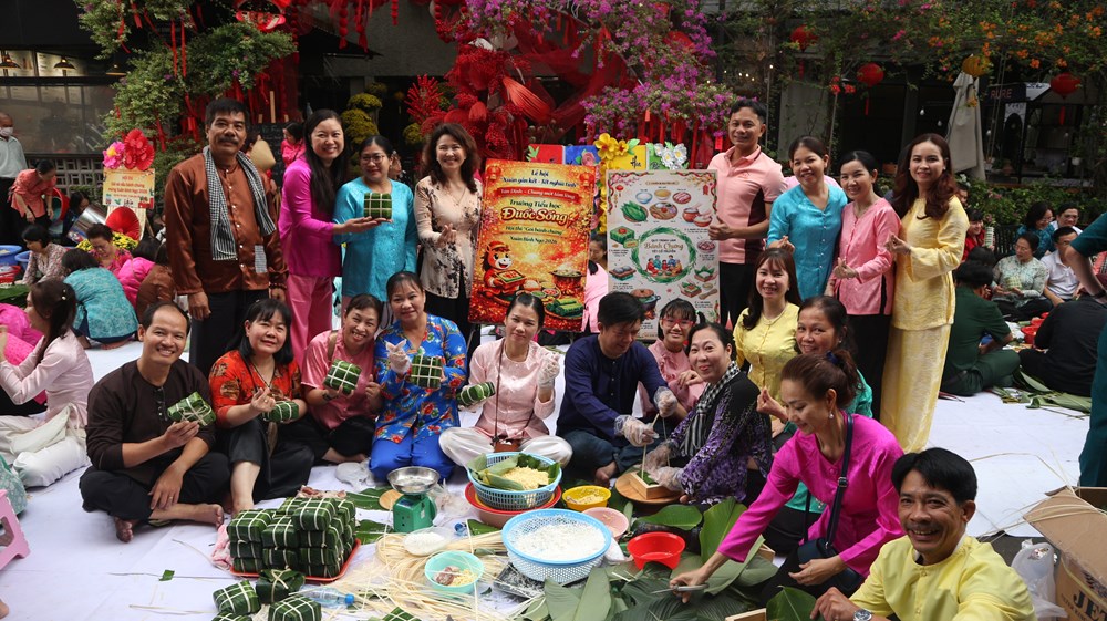 Hội thi “Gói bánh chưng” mừng Xuân Bính Ngọ 2026: Gắn kết cộng đồng – Lan tỏa nghĩa tình - ảnh 3