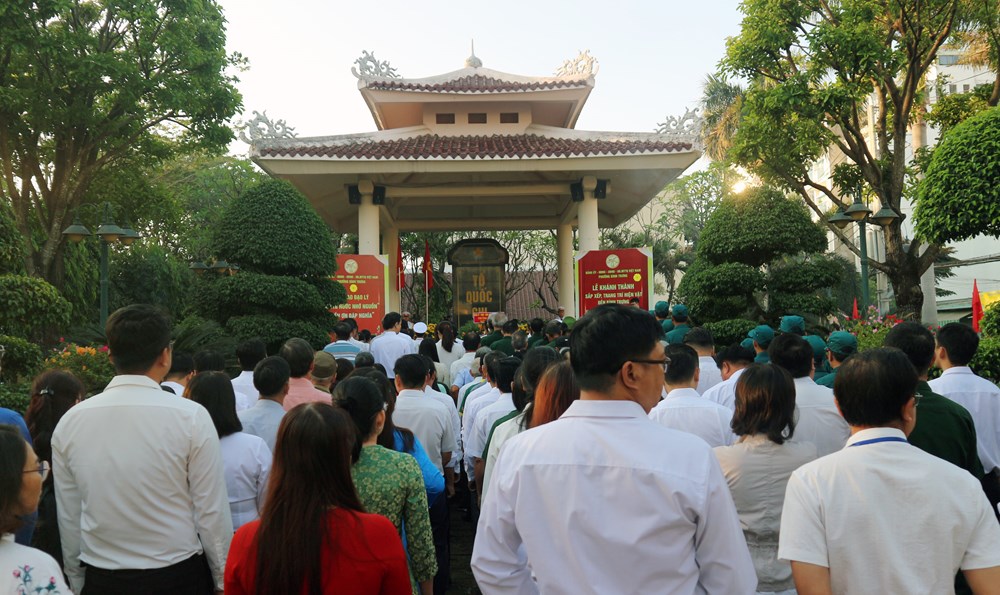 Khánh thành Công viên Nguyễn Tư Nghiêm và ra mắt Không gian văn hóa Hồ Chí Minh - ảnh 2