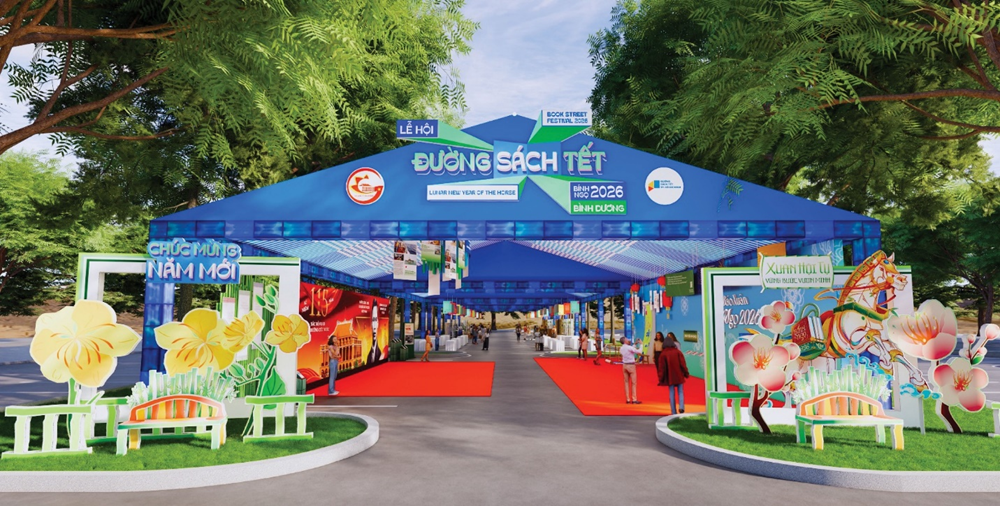 TP.HCM: Chờ đón Lễ hội Đường hoa, Đường sách Tết Bính Ngọ 2026 tại khu vực Bình Dương - ảnh 1