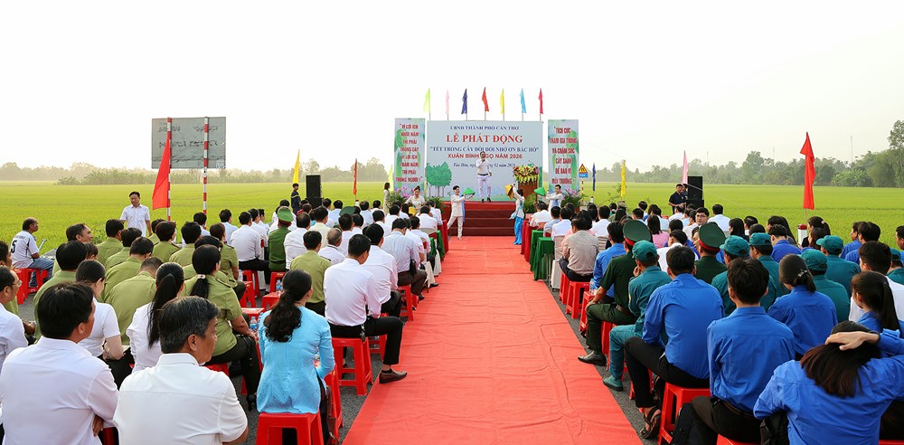 Cần Thơ phát động Tết trồng cây Xuân Bính Ngọ 2026 - ảnh 1