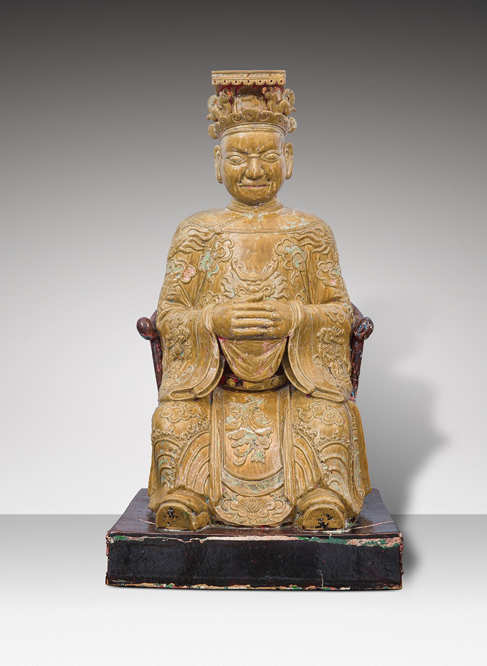 Vì sao Bộ tượng gốm men nhiều màu Tam quan Đại Đế được công nhận Bảo vật quốc gia? - ảnh 9