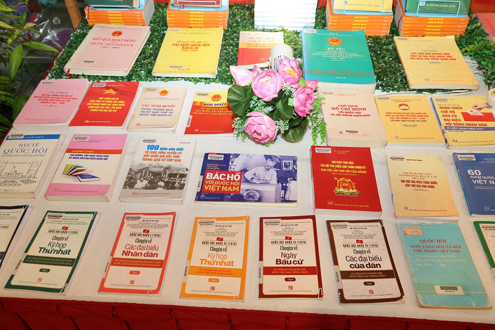 Khai mạc trưng bày chuyên đề “Ý Đảng – Lòng dân” và triển lãm sách “Niềm tin, đoàn kết và khát vọng” - ảnh 10