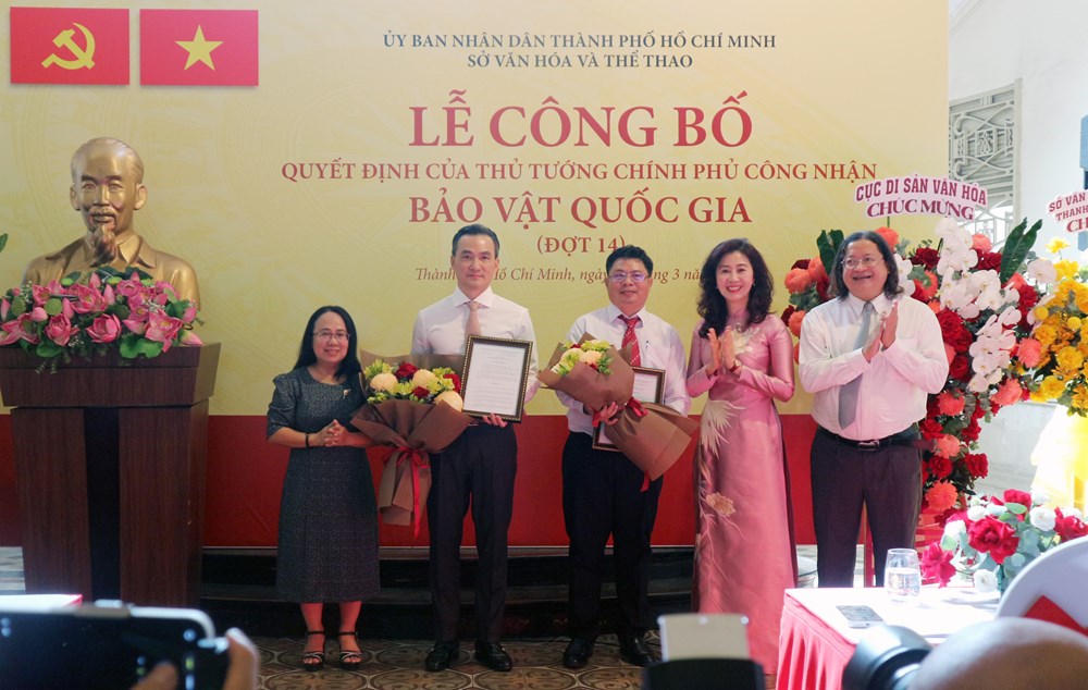 TP.HCM công bố và trưng bày Bảo vật quốc gia - ảnh 1