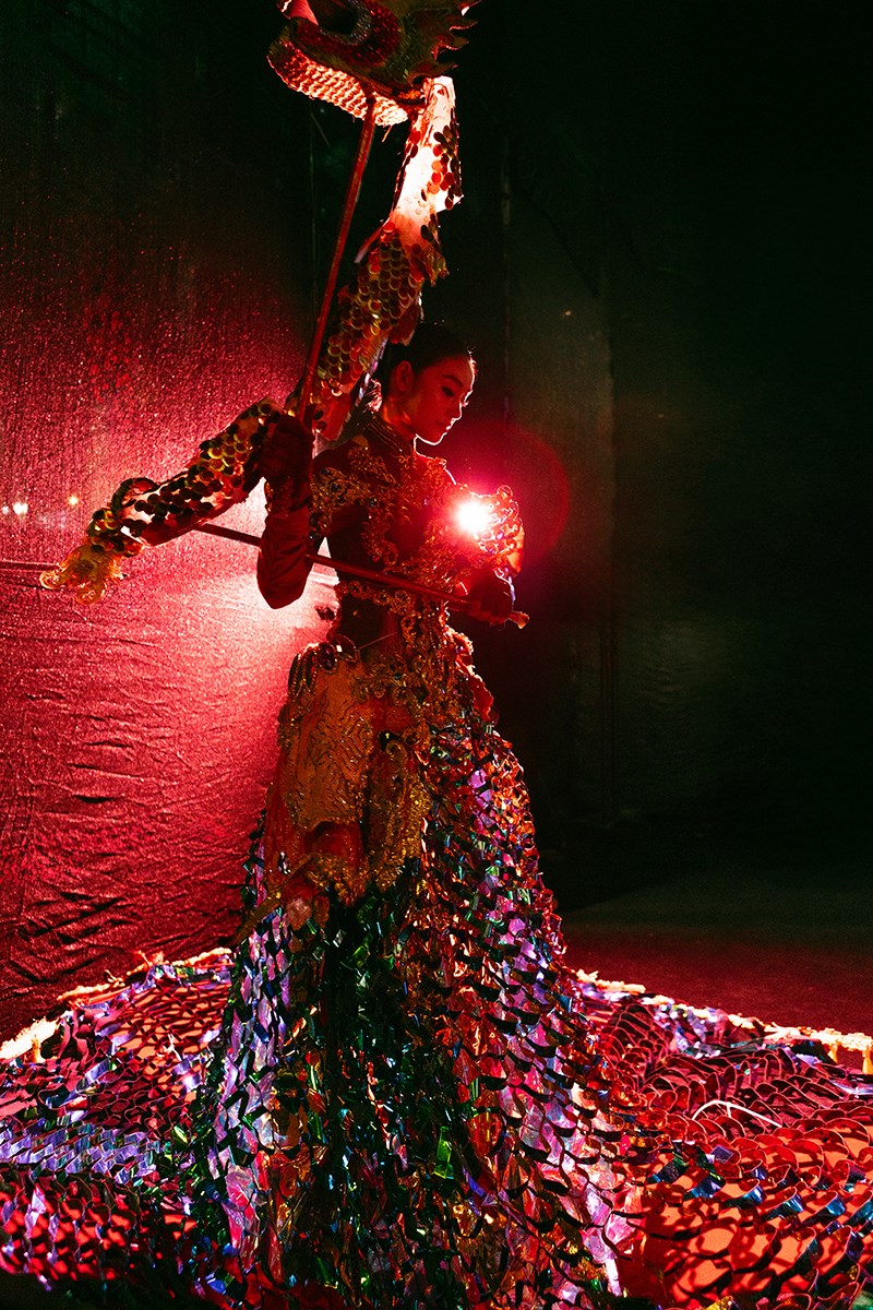 Hàng trăm nghệ sĩ, hoa hậu trình diễn áo dài trên phố đi bộ - ảnh 5