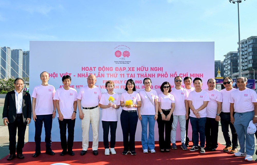 Đạp xe hữu nghị Việt Nam – Nhật Bản lan tỏa thông điệp sống xanh - ảnh 1