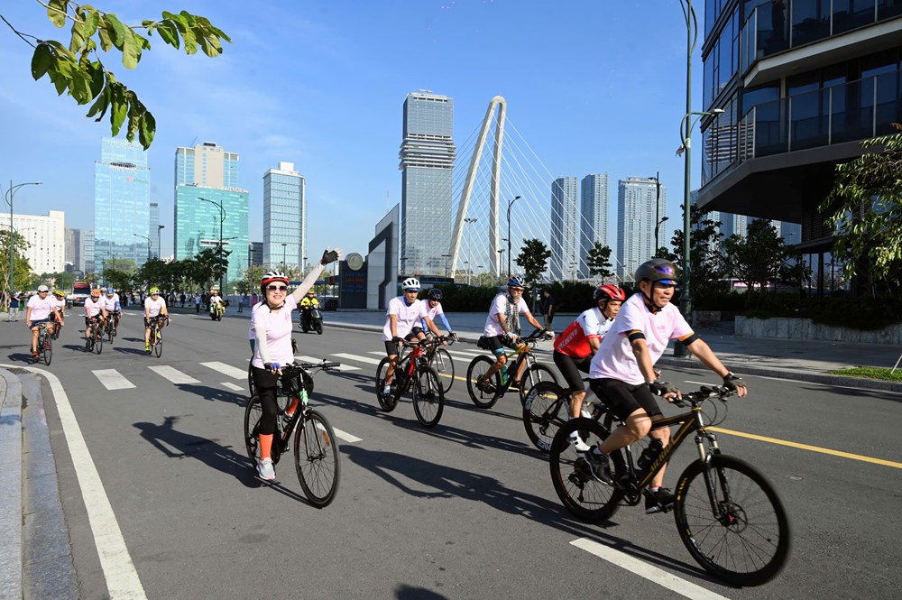 Đạp xe hữu nghị Việt Nam – Nhật Bản lan tỏa thông điệp sống xanh - ảnh 6