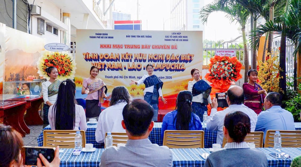 Trưng bày chuyên đề “Tình đoàn kết hữu nghị đặc biệt Việt Nam – Lào – Campuchia“ - ảnh 6