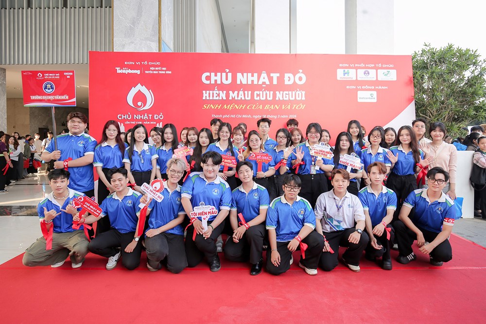 Hơn 5.000 sinh viên tham gia ngày hội hiến máu “Chủ nhật Đỏ” tại TP.HCM - ảnh 8