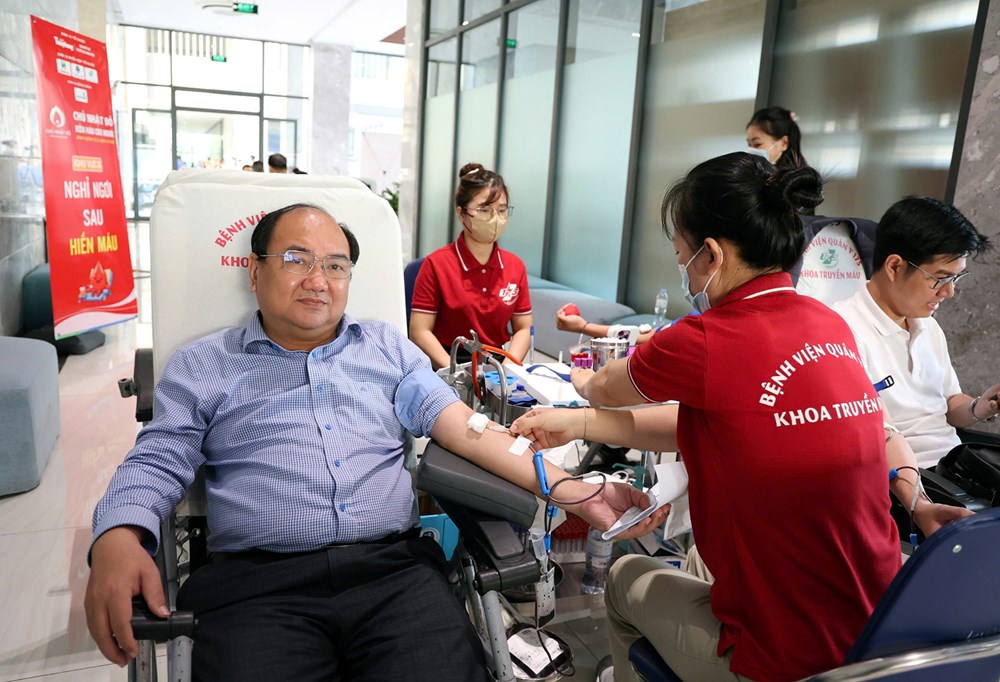 Hơn 5.000 sinh viên tham gia ngày hội hiến máu “Chủ nhật Đỏ” tại TP.HCM - ảnh 3