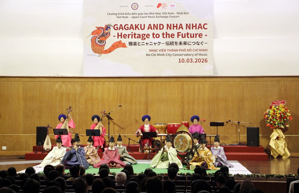 Giao lưu Gagaku và Nhã nhạc: Kết nối di sản cung đình Việt Nam - Nhật Bản - ảnh 10