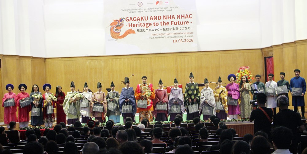 Giao lưu Gagaku và Nhã nhạc: Kết nối di sản cung đình Việt Nam - Nhật Bản - ảnh 1
