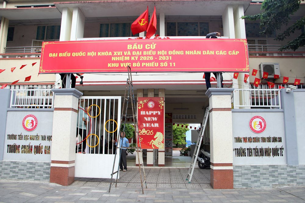 TP.HCM rực rỡ cờ hoa trước thềm ngày bầu cử - ảnh 9