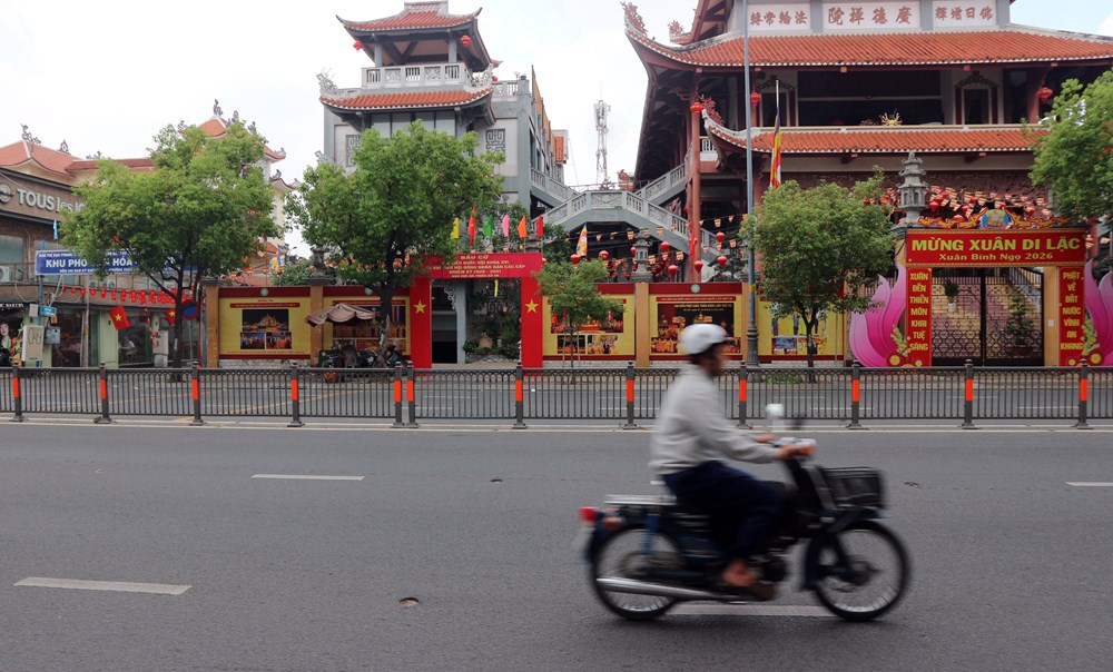 TP.HCM rực rỡ cờ hoa trước thềm ngày bầu cử - ảnh 7