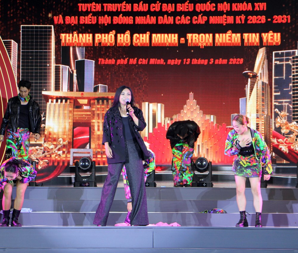 “TP.HCM - Trọn niềm tin yêu” lan tỏa không khí ngày hội bầu cử - ảnh 6