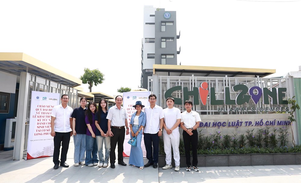 Trường Đại học Luật TP.HCM khai trương KTX sinh viên hơn 26 tỉ đồng - ảnh 3