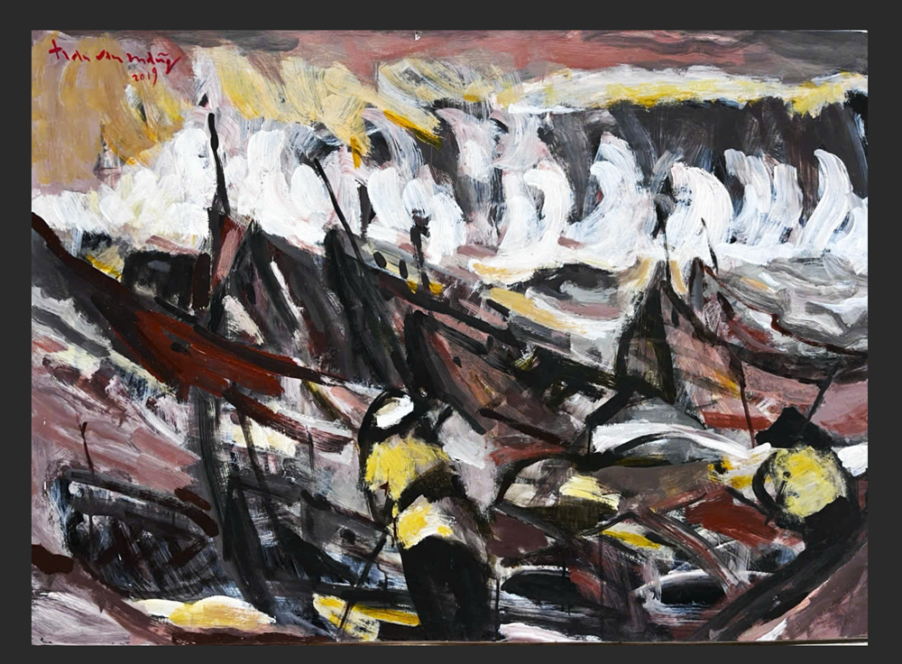 Hơn 60 tác phẩm giới thiệu trong triển lãm “Vọng” của Trần Văn Mãng - ảnh 8