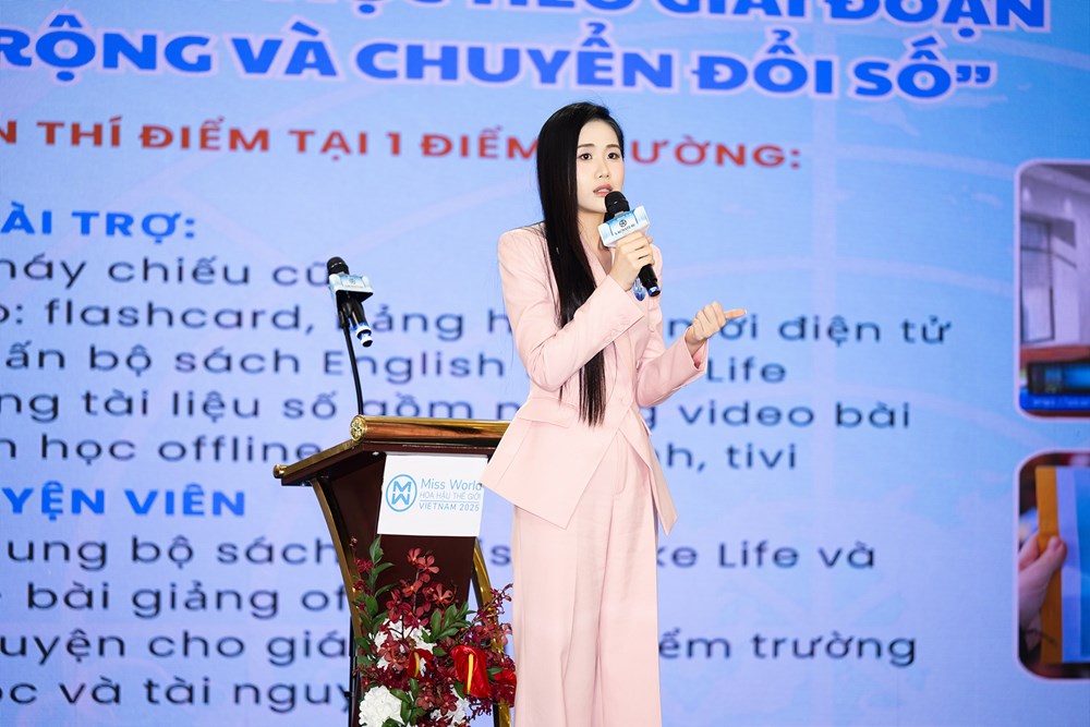 Nhiều sáng kiến nhân ái tại Miss World Vietnam 2025 - ảnh 5