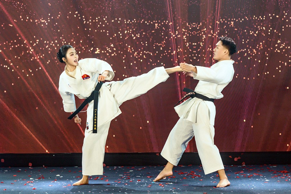 Thí sinh giỏi võ vào thẳng Top 20 Miss World Vietnam 2025 - ảnh 1