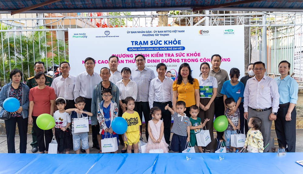 “Trạm sức khỏe”: Góp phần nâng cao sức khỏe trẻ em - ảnh 1