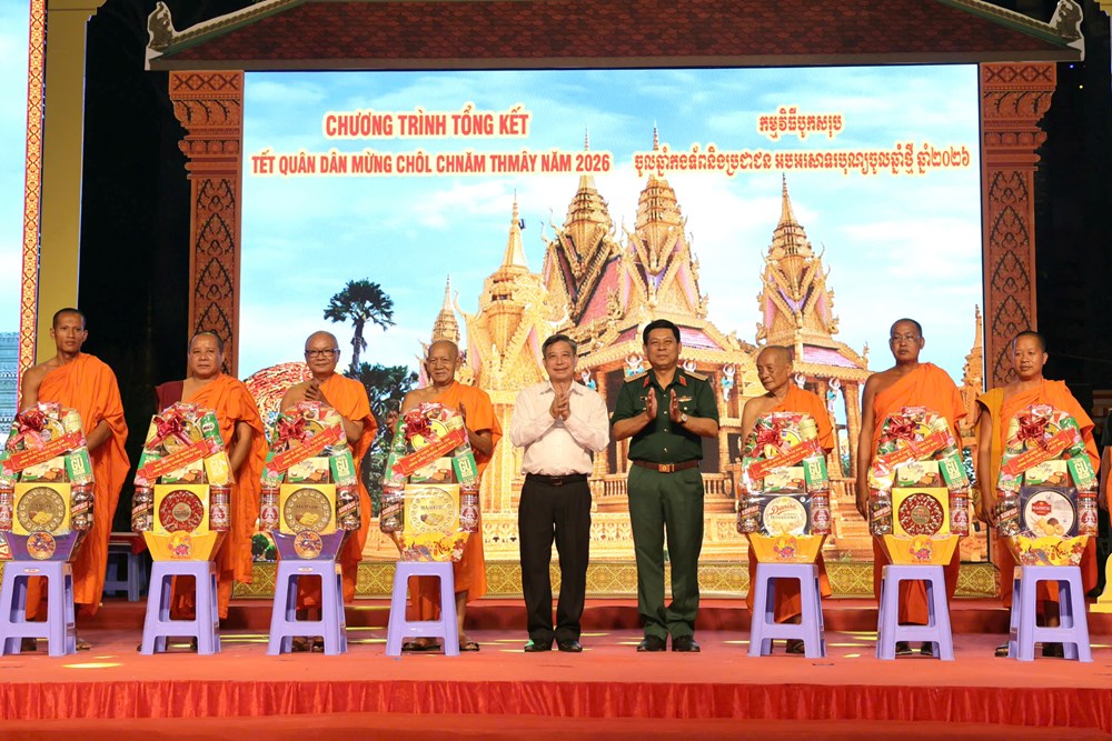 Nhiều hoạt động thiết thực trong Tết Quân Dân mừng Chôl Chnăm Thmây 2026 - ảnh 2