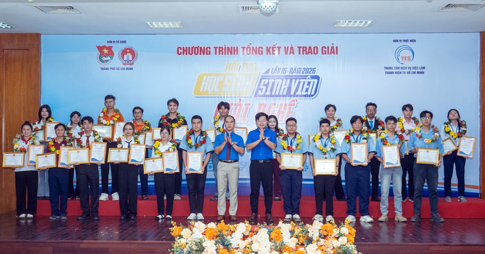 Trao giải Hội thi “Học sinh, sinh viên giỏi nghề” lần 16 năm 2026 - ảnh 1