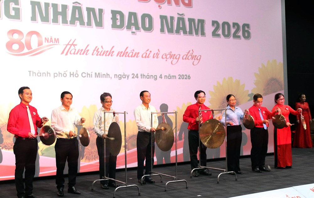 Hội Chữ thập đỏ TP.HCM phát động Tháng Nhân đạo 2026 - ảnh 1