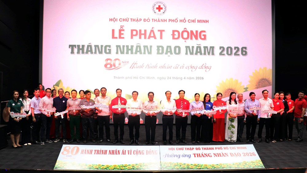 Hội Chữ thập đỏ TP.HCM phát động Tháng Nhân đạo 2026 - ảnh 6