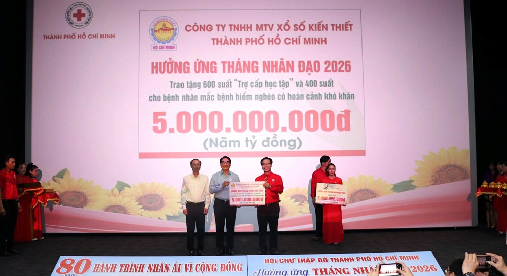 Hội Chữ thập đỏ TP.HCM phát động Tháng Nhân đạo 2026 - ảnh 2