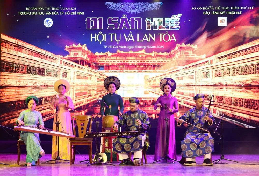 Chuỗi sự kiện văn hóa “Di sản Huế - Hội tụ và lan tỏa” tại TP.HCM - ảnh 3