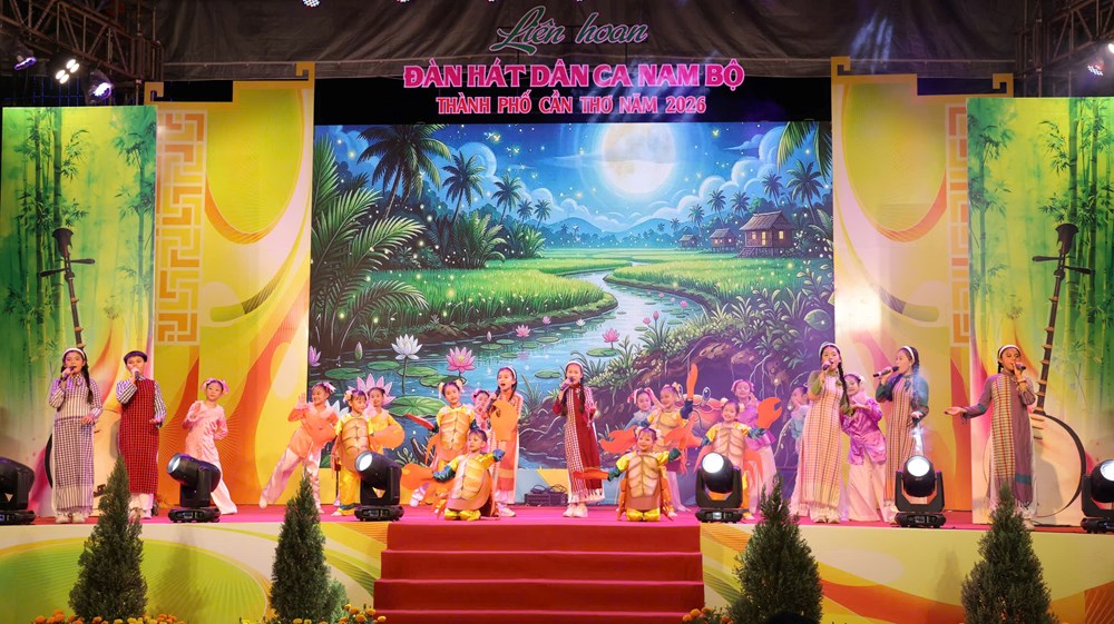 Khai mạc Liên hoan Đàn, hát dân ca Nam Bộ TP. Cần Thơ năm 2026 - ảnh 3