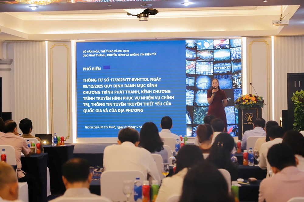 Phổ biến 2 thông tư mới trong lĩnh vực phát thanh, truyền hình - ảnh 3