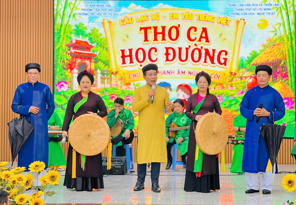 Đưa diễn xướng dân gian vào trường học - ảnh 1