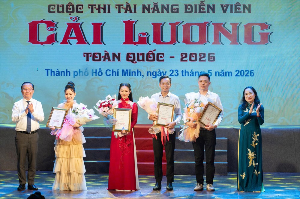 Trao 4 giải Nhất tại cuộc thi Tài năng diễn viên cải lương toàn quốc 2026 - ảnh 6