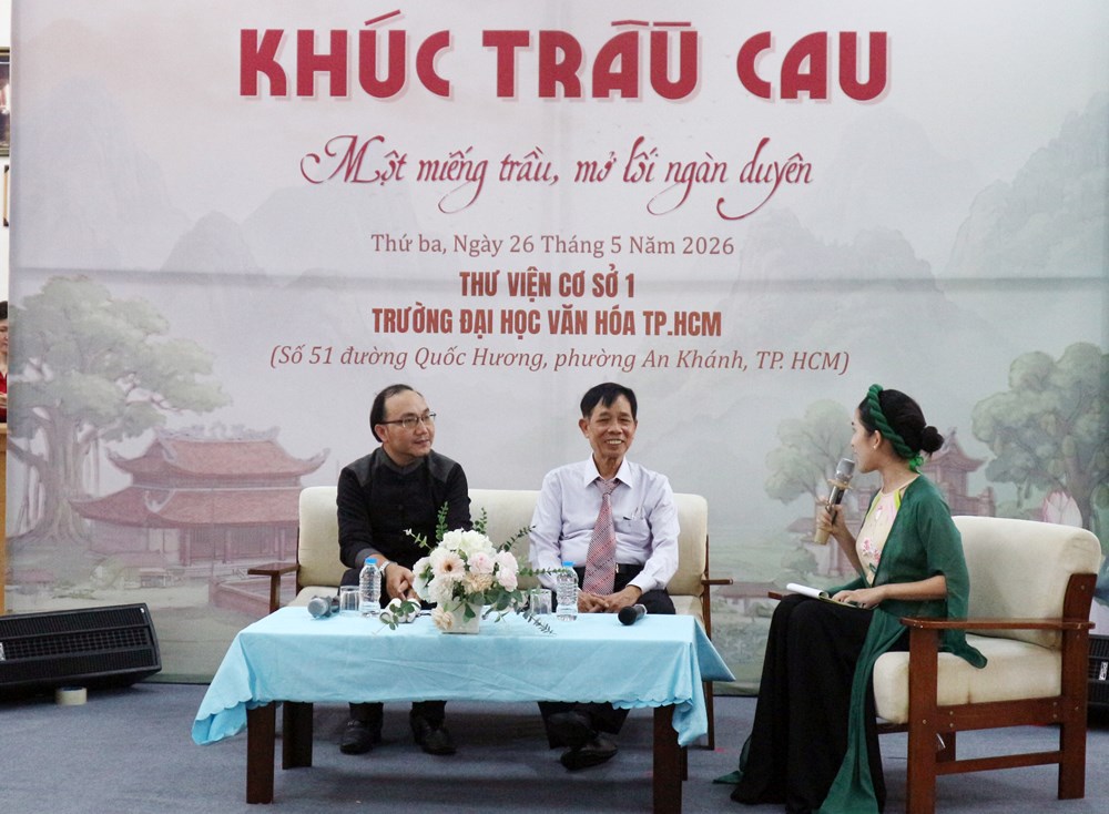 “Khúc trầu cau” đưa văn hóa truyền thống đến gần sinh viên - ảnh 4